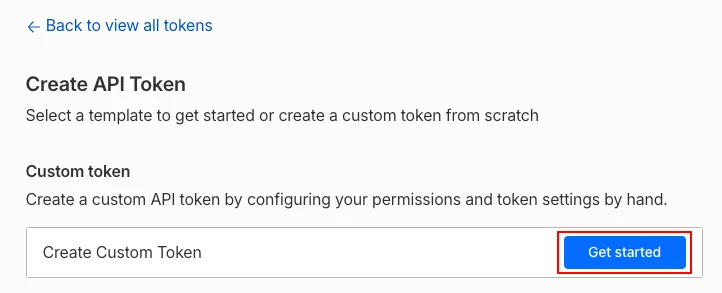 Create Custom Token — Get started