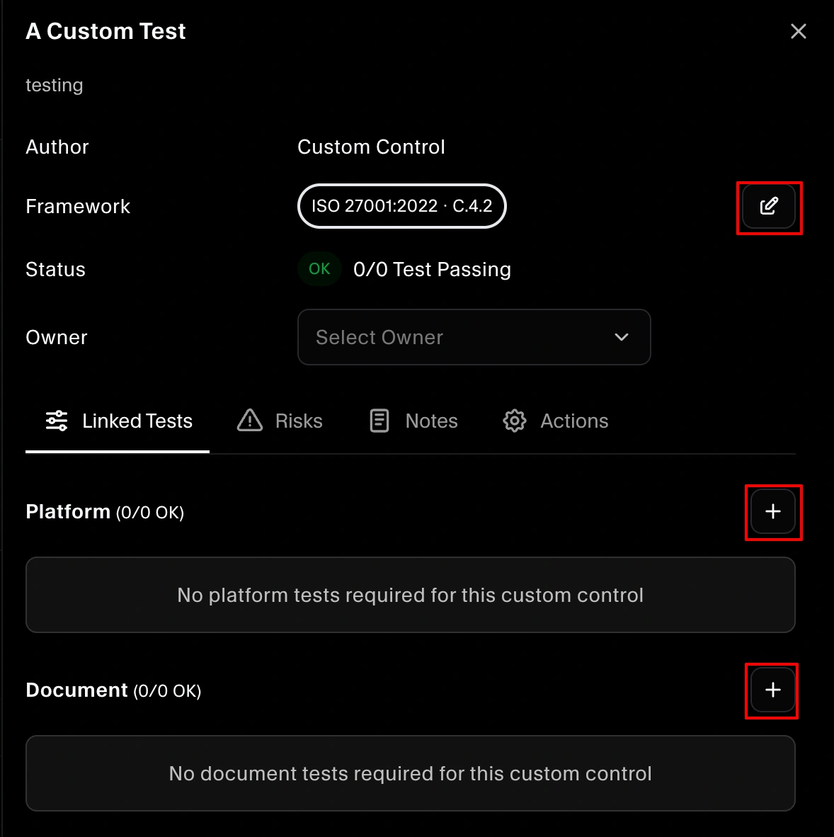 Control Page