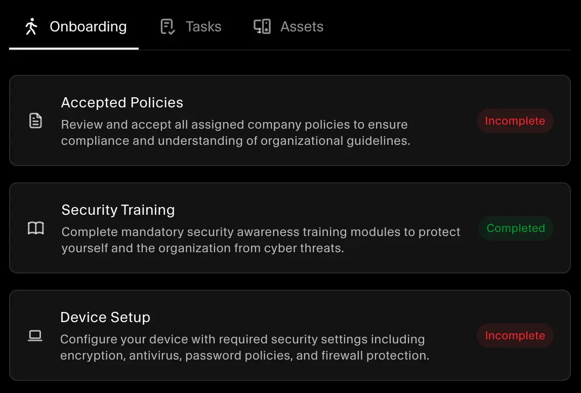 SecureSlate employee option